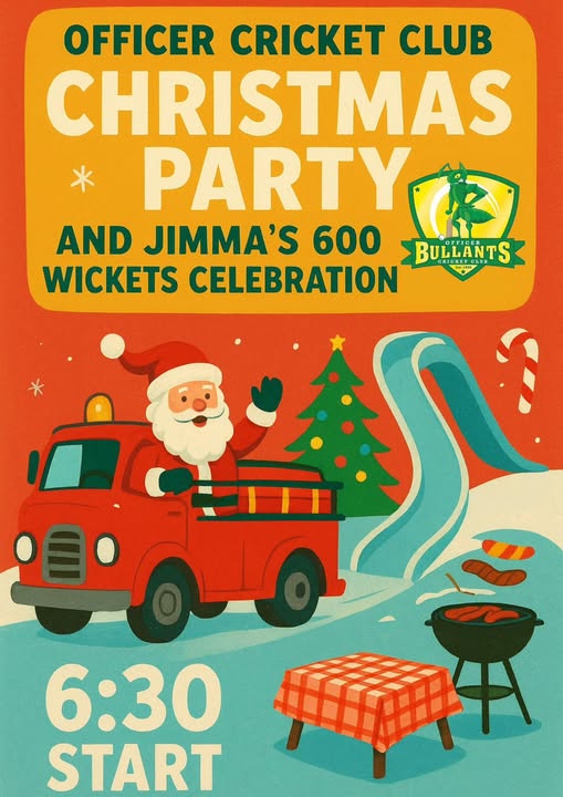 Officer Cricket Club Christmas 2025